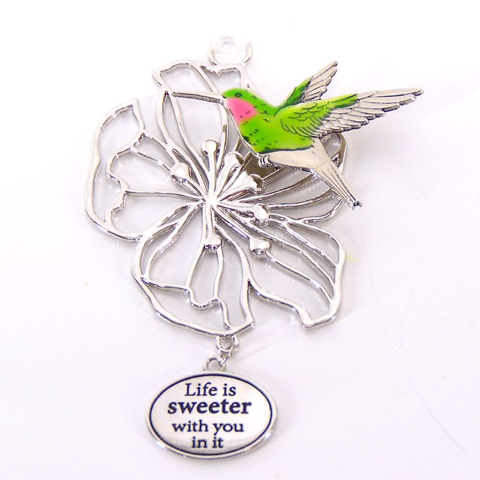 Life is Sweeter with You in it! Hummingbird Ornament