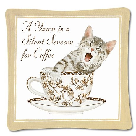 Spiced Mug Mat, Teacup Cat - Made in the USA