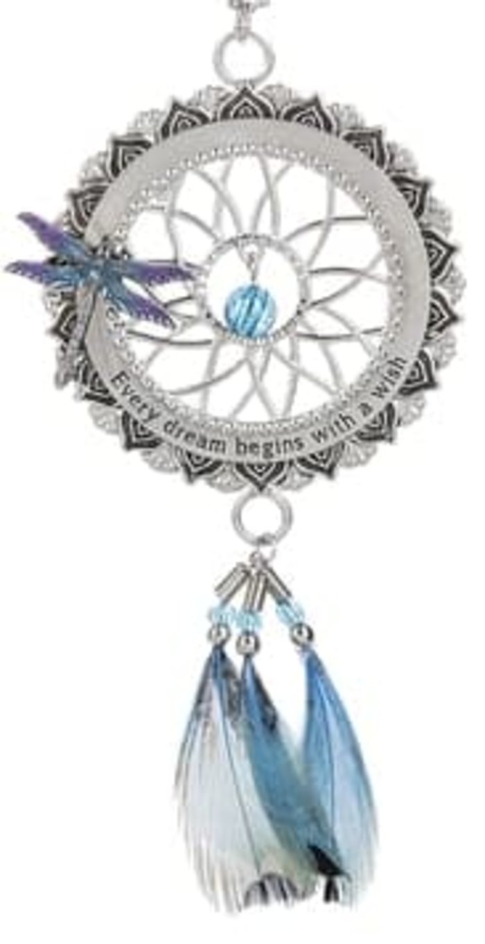 Every Dream Begins With a Wish Dragonfly Dreamcatcher Ornament