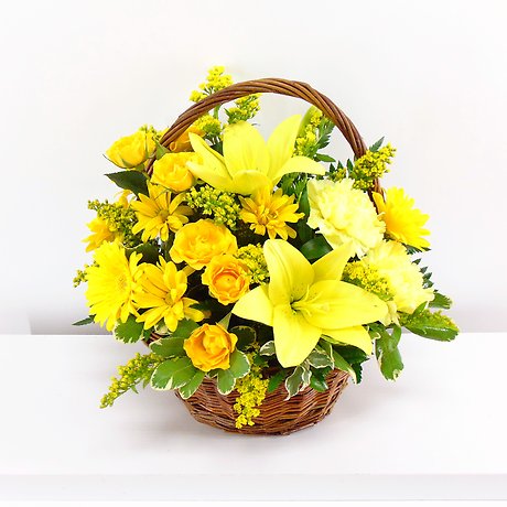 Yellow and Black Spirit Basket