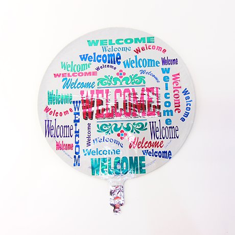 Welcome Mylar Balloon
