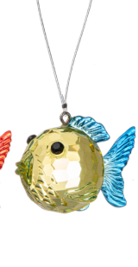 Yellow Fish Ornament