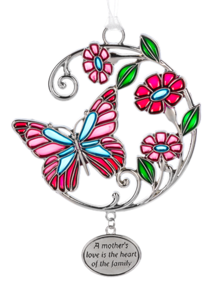 A Mother\'s Love is the Heart of the Family Ornament
