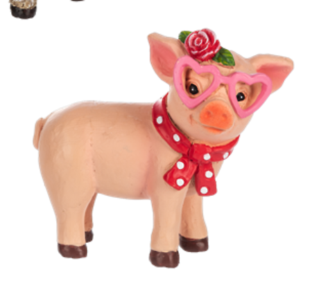 Funny Pig Figurine
