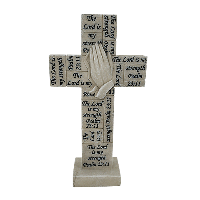 Praying Hands Cross Memorial