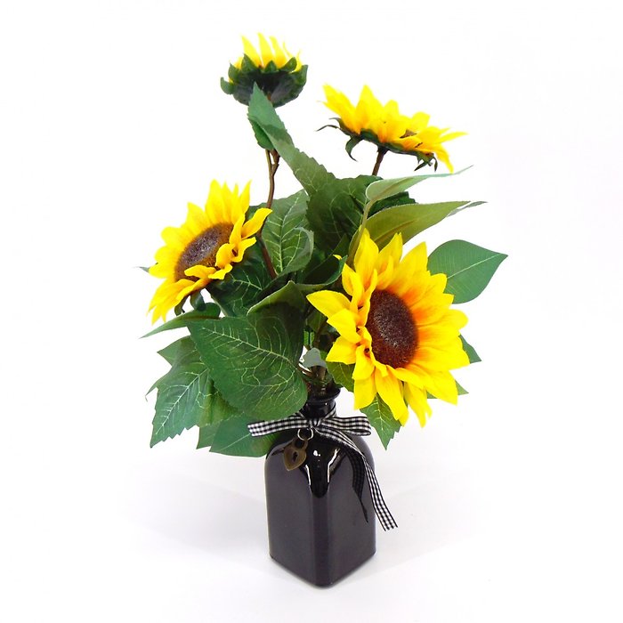 Sunflower Accent Silk Design