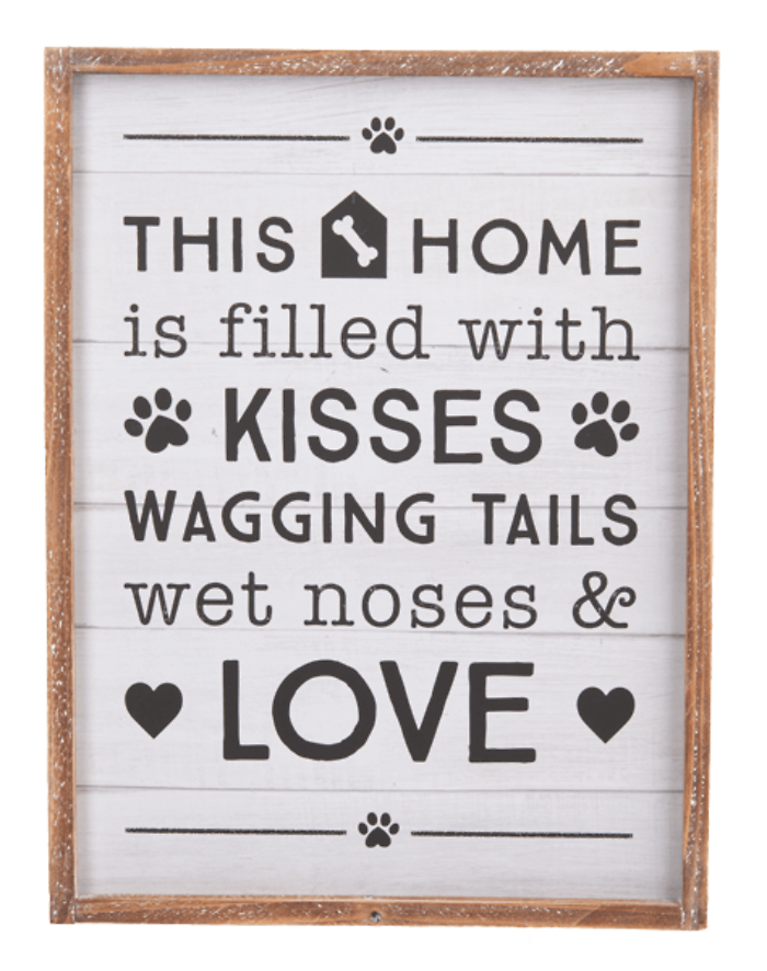 Dog Kisses Wall Decor