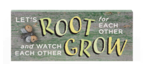 Let\'s Root for Each Other-Pebble Shelfsitter