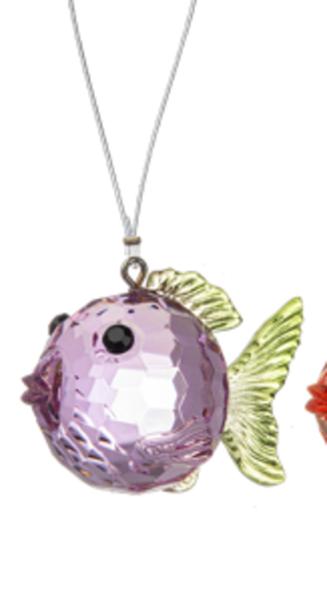 Violet Fish Ornament
