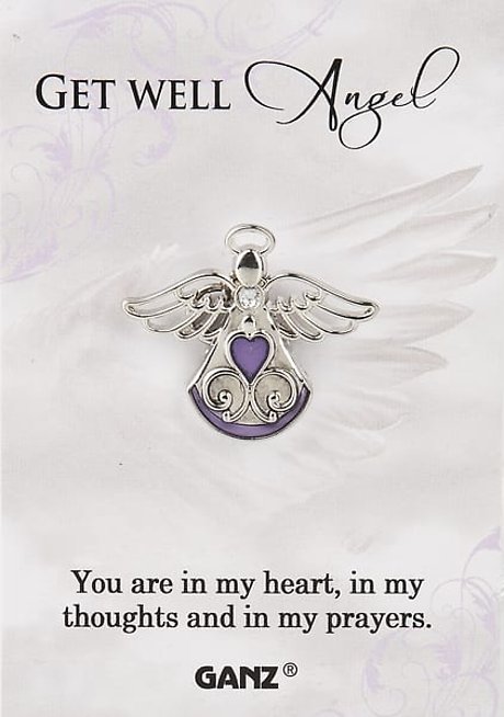 Get Well Angel Pin