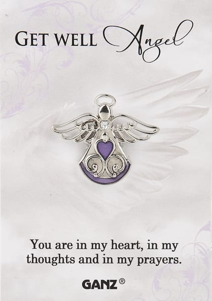 Get Well Angel Pin