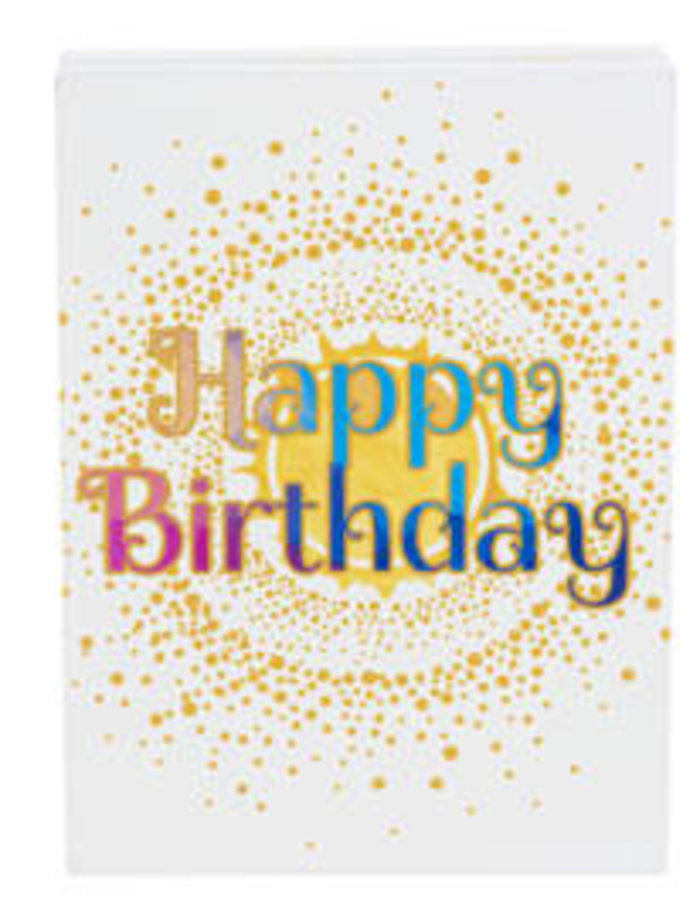 Block Talk Happy Birthday Greeting Card