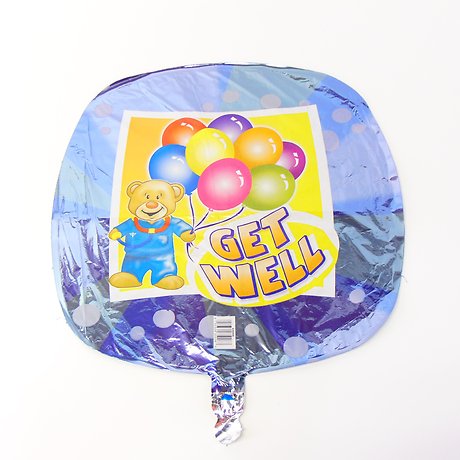 Get Well Bear Mylar Balloon