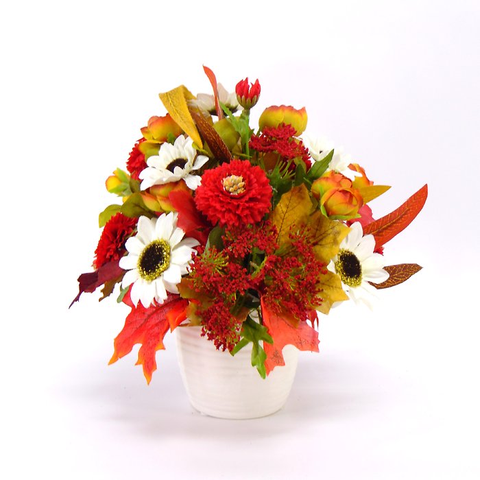 Autumn Reds Silk Design