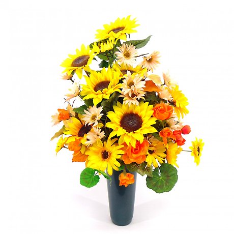 Sunflower Fields Silk Cemetery Design