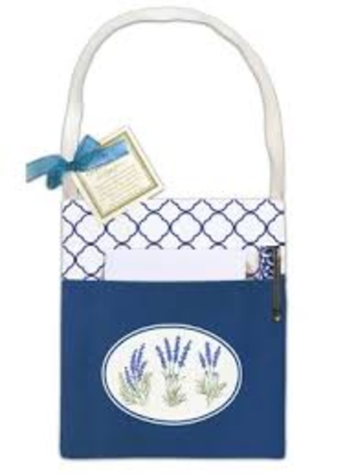 Gratitude Bag, Pen,  Note Pad - Lavender Sprigs