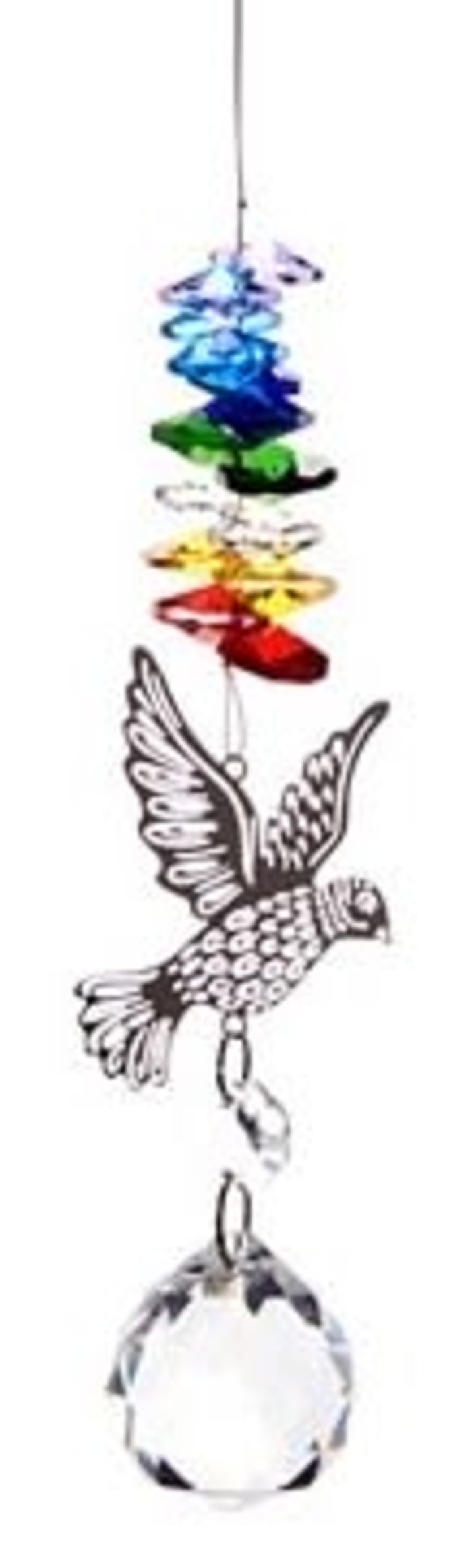 Crystal Prism Bird Suncatcher