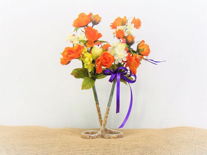Silk Double Budvase