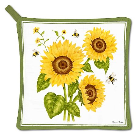 Potholder, Sunflowers - Made in the USA