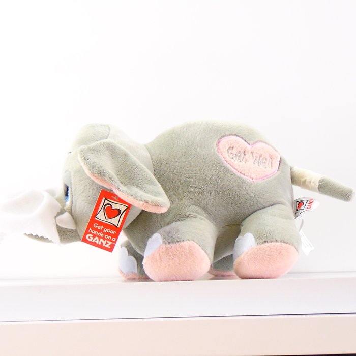 Get Well Elephant with Tissue