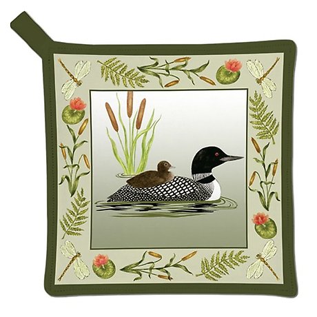 Potholder, Loon - Made in the USA