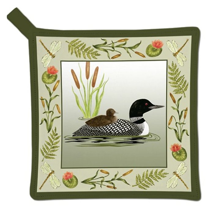 Potholder, Loon - Made in the USA