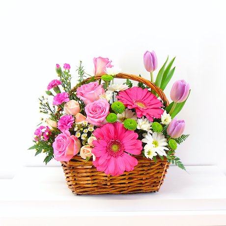 Pretty in Pink Basket