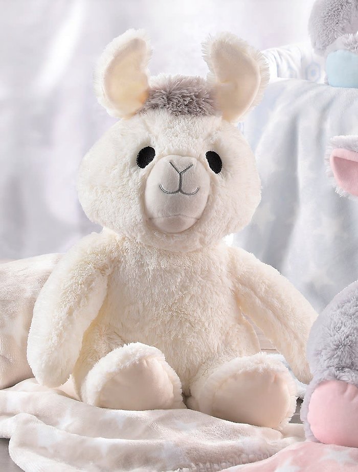 Lil&quot; Llama with pink blanket gift set.