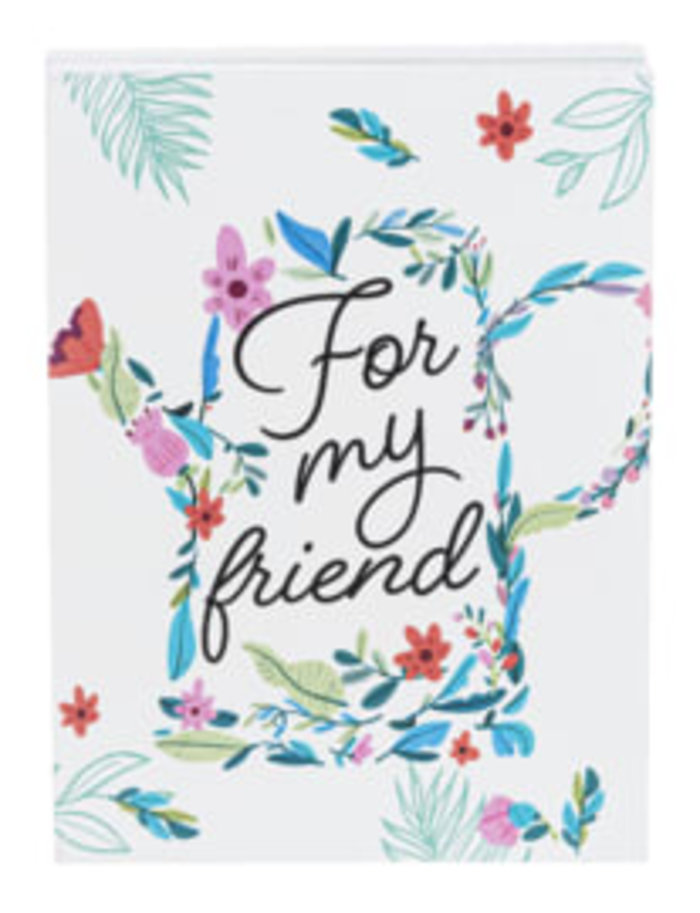 For My Friend Block Talk Greeting Card