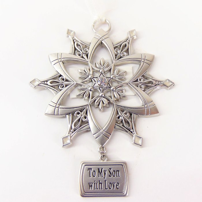 To My Son with Love Ornament