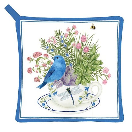 Potholder, Blue Bunting - Made in USA