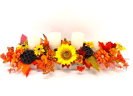 Genesee Glow Silk Centerpiece