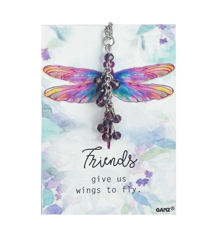 Necklace-Friends Give us Wings to Fly