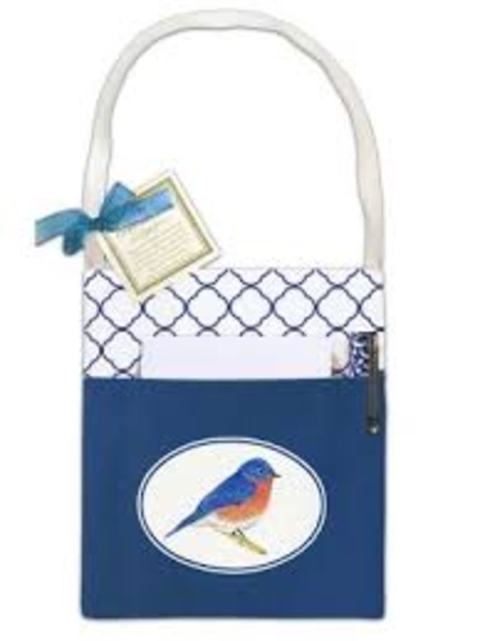Gratitude Bag, Pen, Note Pad - Bluebird