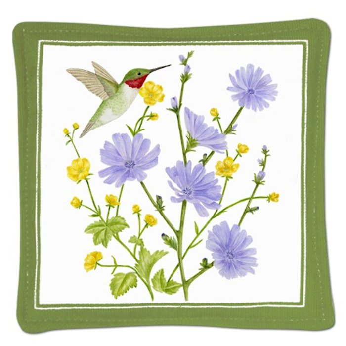 Spiced Mug Mat, Perwinkle - Made in the USA