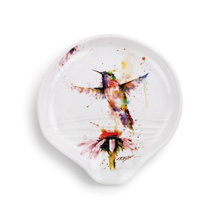 Hummingbird Oval Spoon Rest