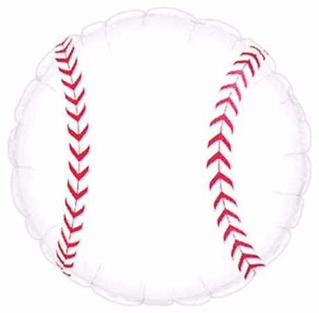 Baseball Mylar Ballon
