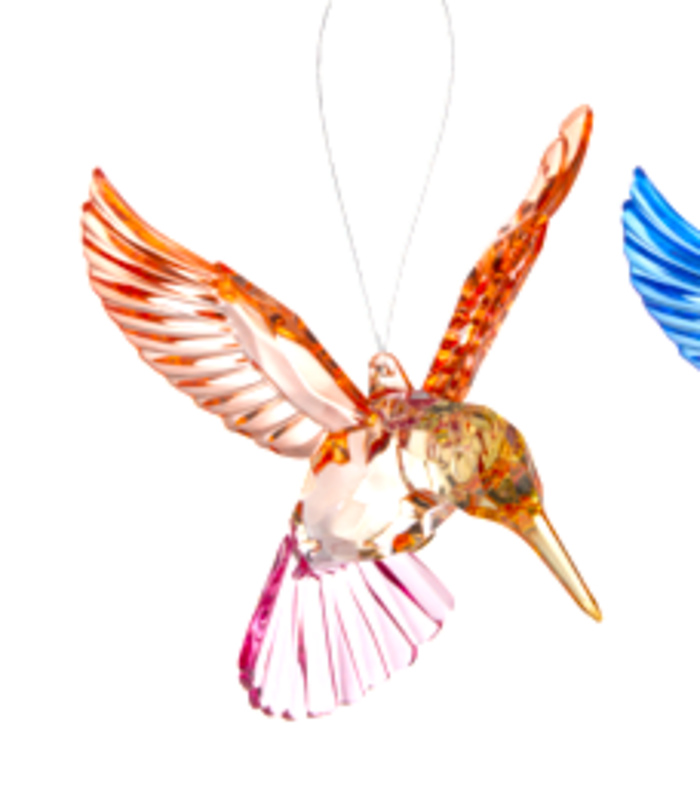 Meadow Hummingbird Ornament-Red/Yellow/Violet