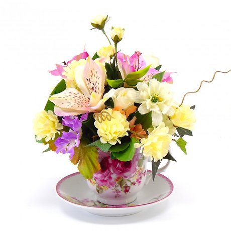 Tender Teacup Silk Design