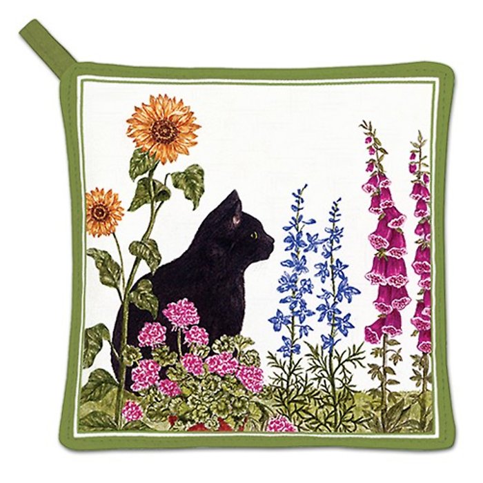 Potholder, Oscar the Cat - Made in USA