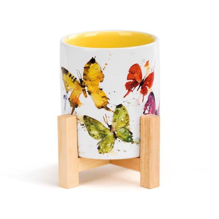 Flock of Butterflies Mini Planter