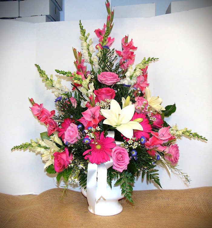Glorious Pink &amp; White Arrangement