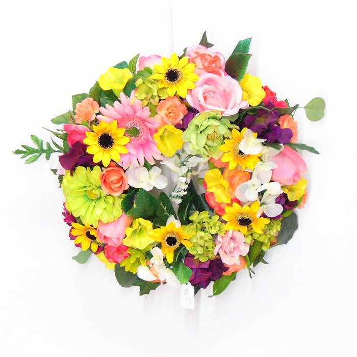 Multicolor Silk Wreath