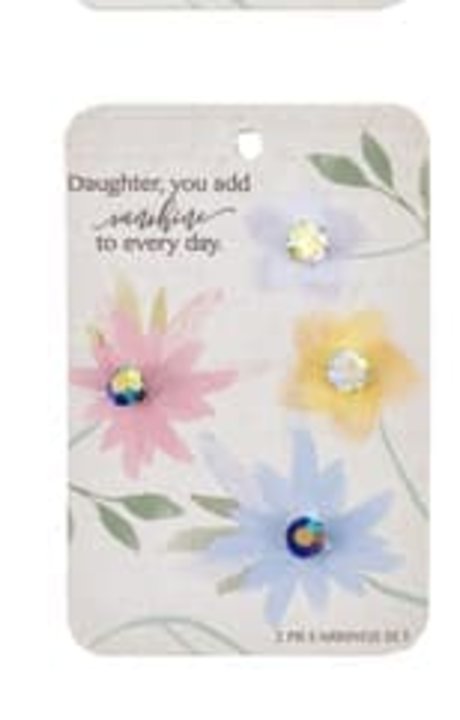 Daughter you add meaning to every day, Earring Set
