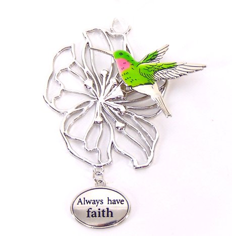 Always have Faith, Hummingbird Ornament