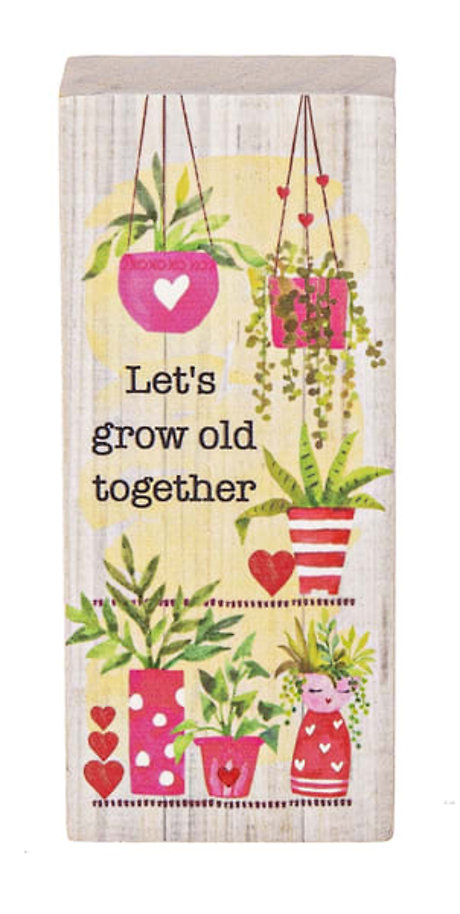 Let\'s Grow Old Together.-Message Block