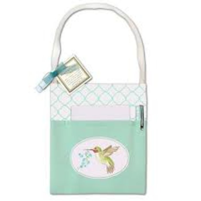 Gratitude Bag, Pen, Note Pad - Hummingbird
