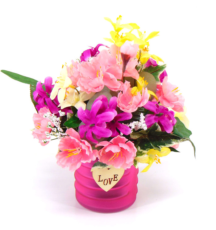 Pink Petals Mini Silk Design