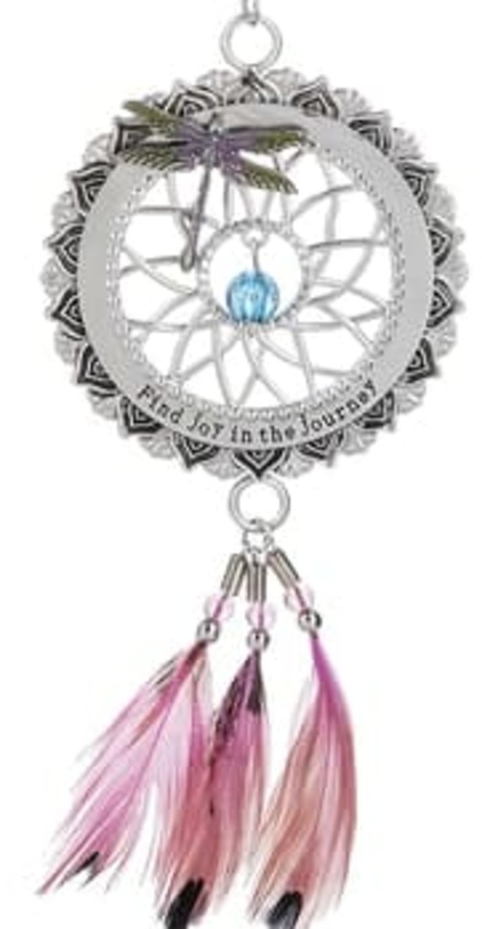 Find Joy in the Journey Dragonfly Dreamcatcher Ornament