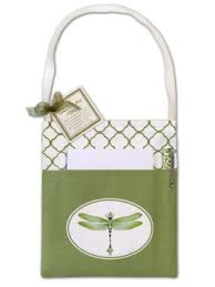 Gratitude Bag, Pen, Note Pad - Dragonfly